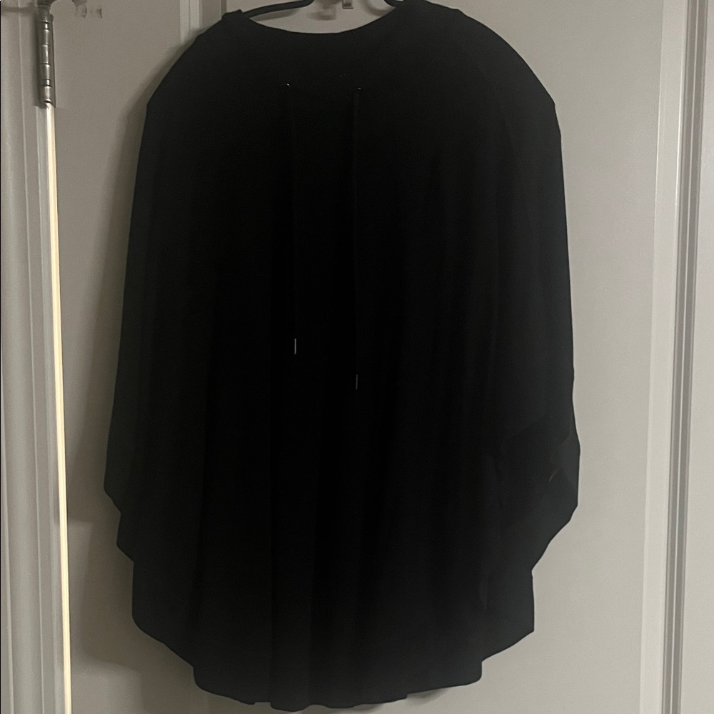 Talbots Black Cape Jacket